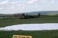 Die Rettungseinheiten des BH treffen per Hubschrauber ein.