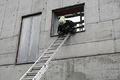 Die wohl grte berwindung, Kopfber aus dem Fenster zu klettern...