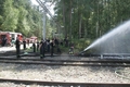 Schaumwerfer im Einsatz