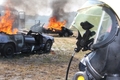 Brand mehrerer PKWs